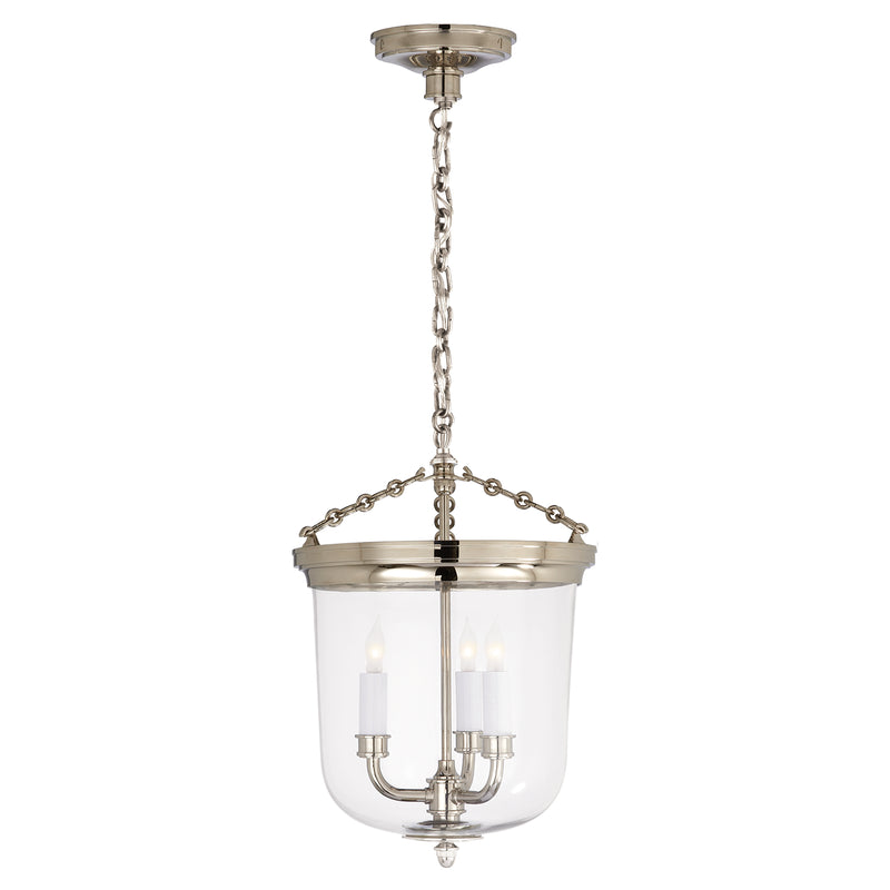 Visual Comfort Signature TOB 5030PN Three Light Lantern, Polished Nickel
