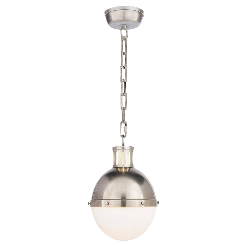 Visual Comfort Signature TOB 5062AN-WG One Light Pendant, Antique Nickel
