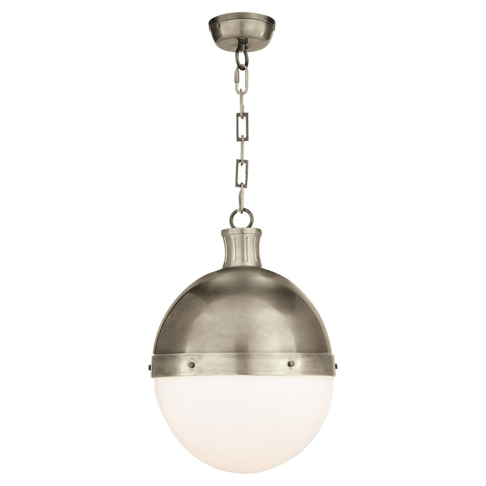Visual Comfort Signature TOB 5063AN-WG Two Light Pendant, Antique Nickel