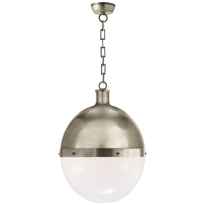 Visual Comfort Signature TOB 5064AN-WG Two Light Pendant, Antique Nickel