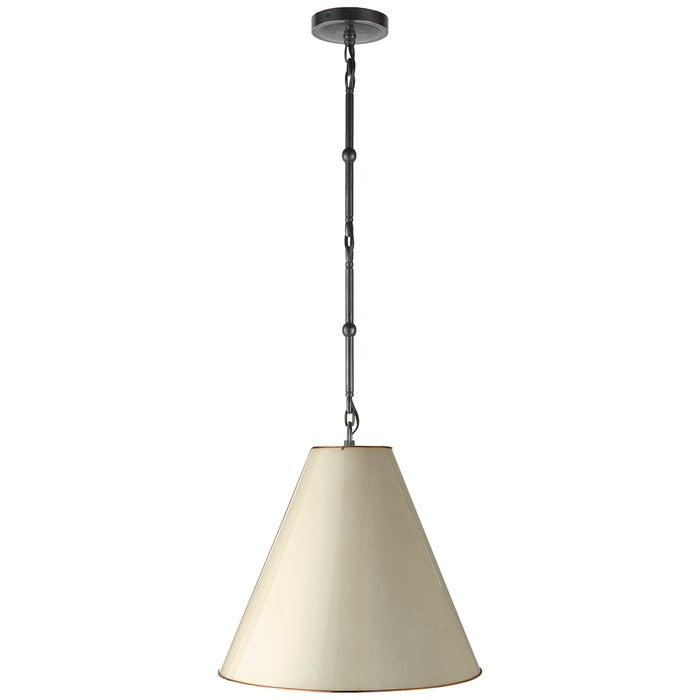 Visual Comfort Signature TOB 5090BZ-AW One Light Pendant, Bronze