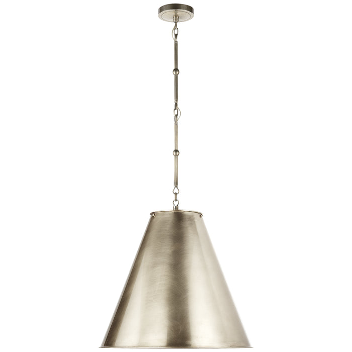 Visual Comfort Signature TOB 5091AN-AN One Light Pendant, Antique Nickel