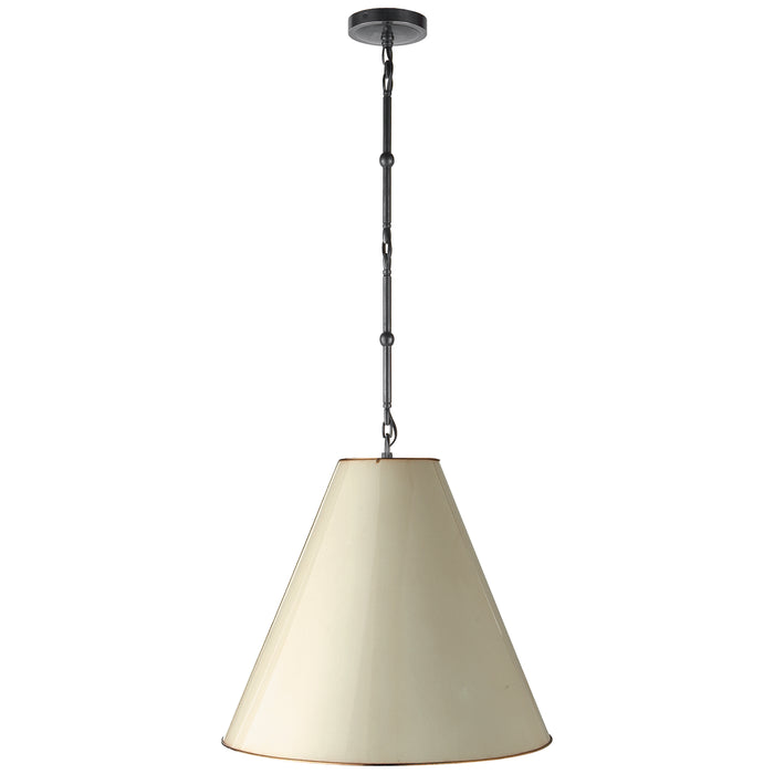 Visual Comfort Signature TOB 5091BZ-AW One Light Pendant, Bronze