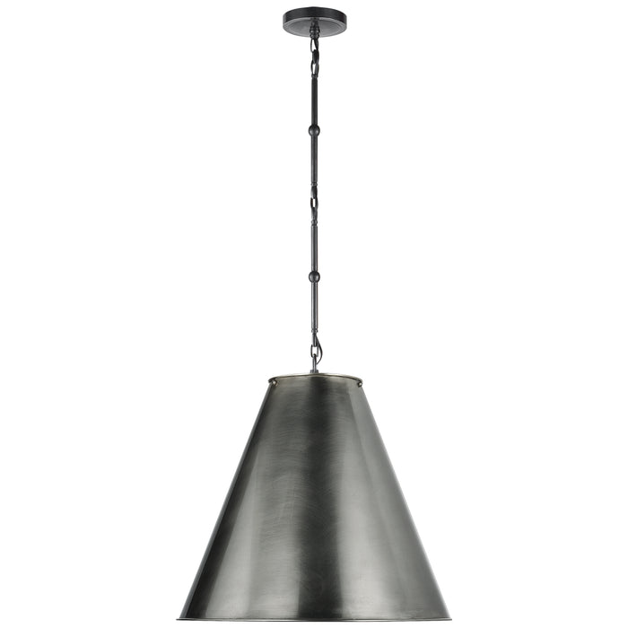 Visual Comfort Signature TOB 5091BZ-BZ One Light Pendant, Bronze