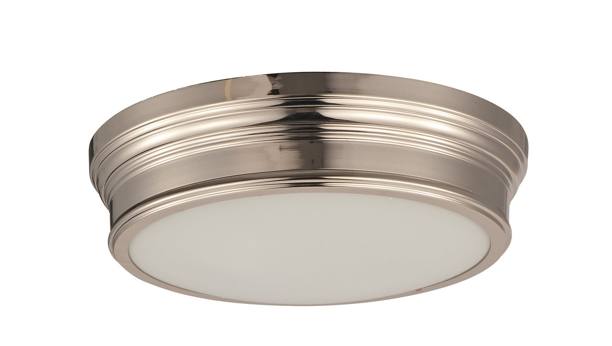 Maxim 22370SWNAB Two Light Flush Mount, Natural Aged Brass