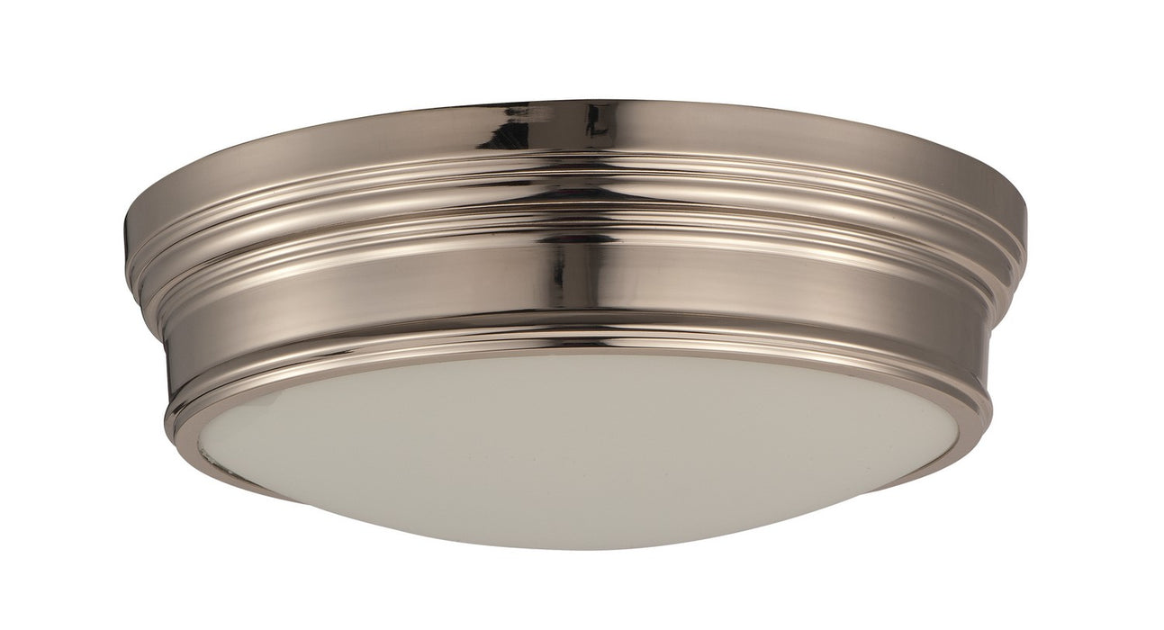 Maxim 22371SWNAB Three Light Flush Mount, Natural Aged Brass