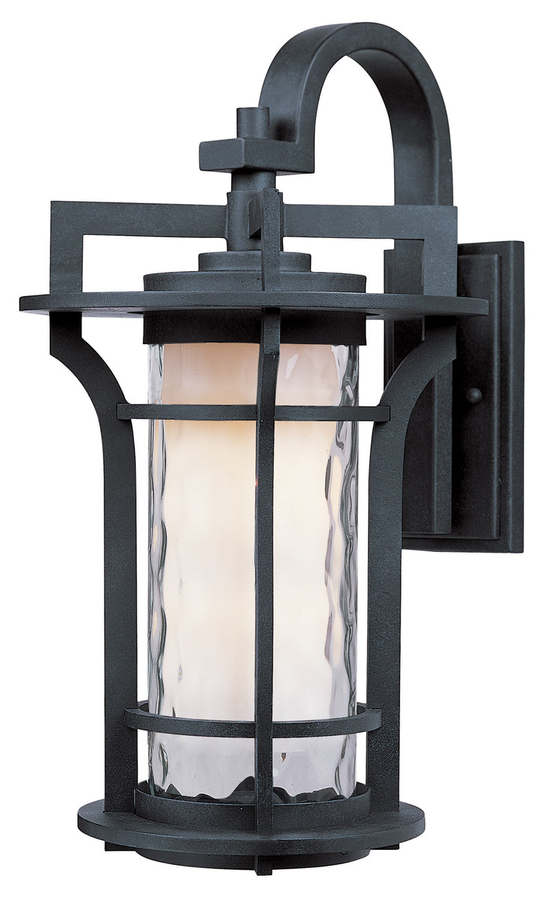 Maxim 30484WGBO One Light Outdoor Wall Lantern, Black Oxide