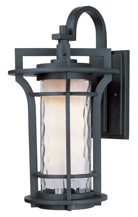 Maxim 30485WGBO One Light Outdoor Wall Lantern, Black Oxide