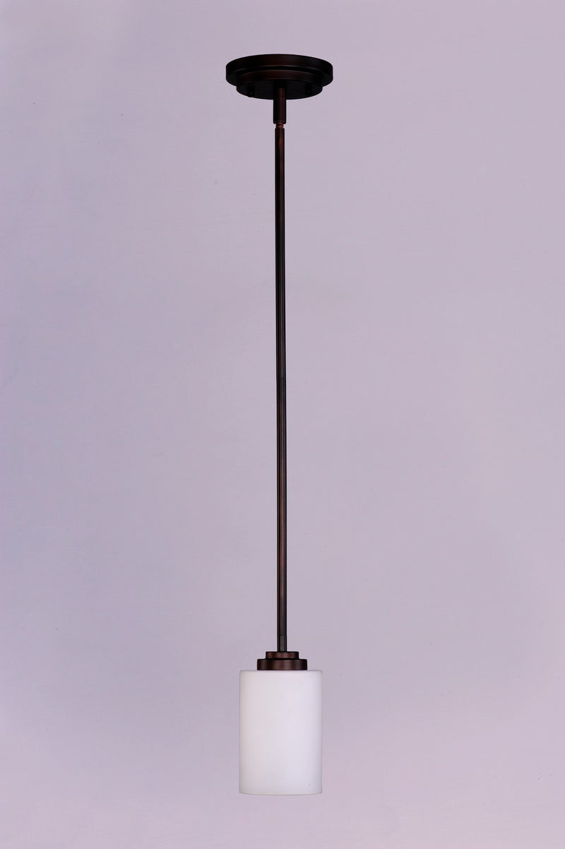 Maxim 90030SWOI One Light Mini Pendant, Oil Rubbed Bronze