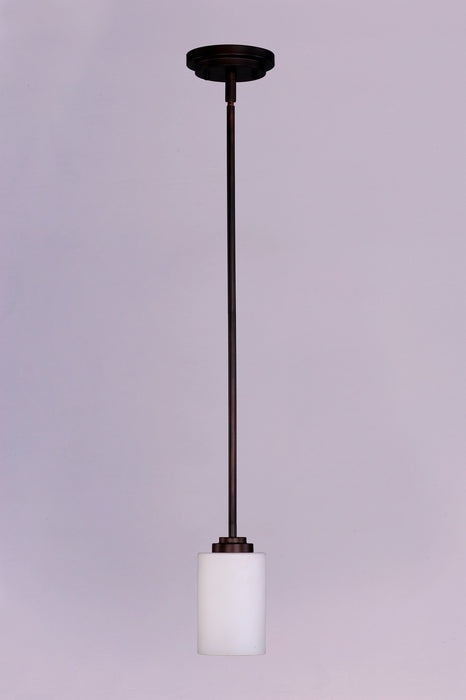 Maxim 90030SWOI One Light Mini Pendant, Oil Rubbed Bronze