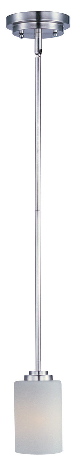 Maxim 90030SWSN One Light Mini Pendant, Satin Nickel