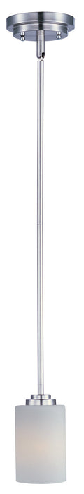 Maxim 90030SWSN One Light Mini Pendant, Satin Nickel