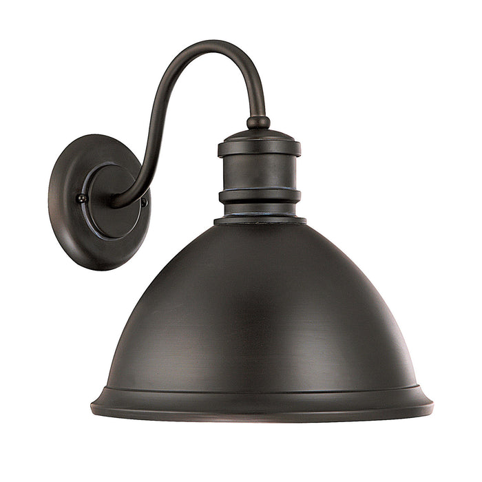 Capital Lighting 9493OB One Light Outdoor Wall Lantern, Old Bronze