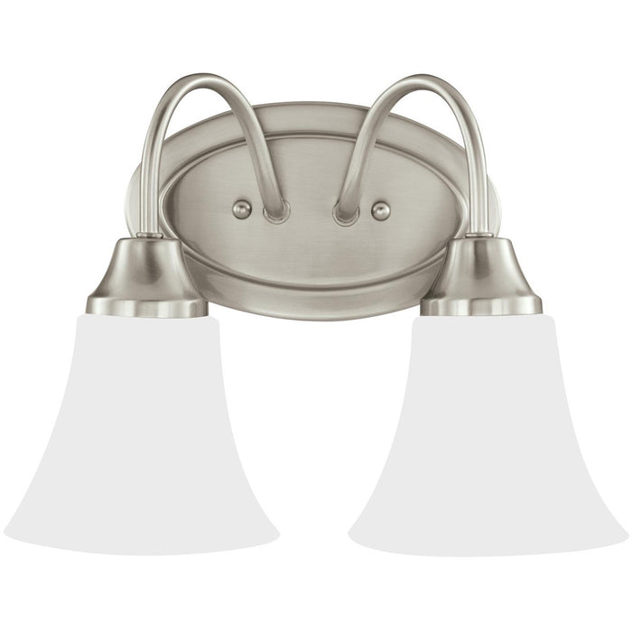 Generation Lighting 44806-962 Two Light Wall / Bath, Brushed Nickel