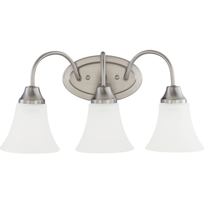 Generation Lighting 44807-962 Three Light Wall / Bath, Brushed Nickel