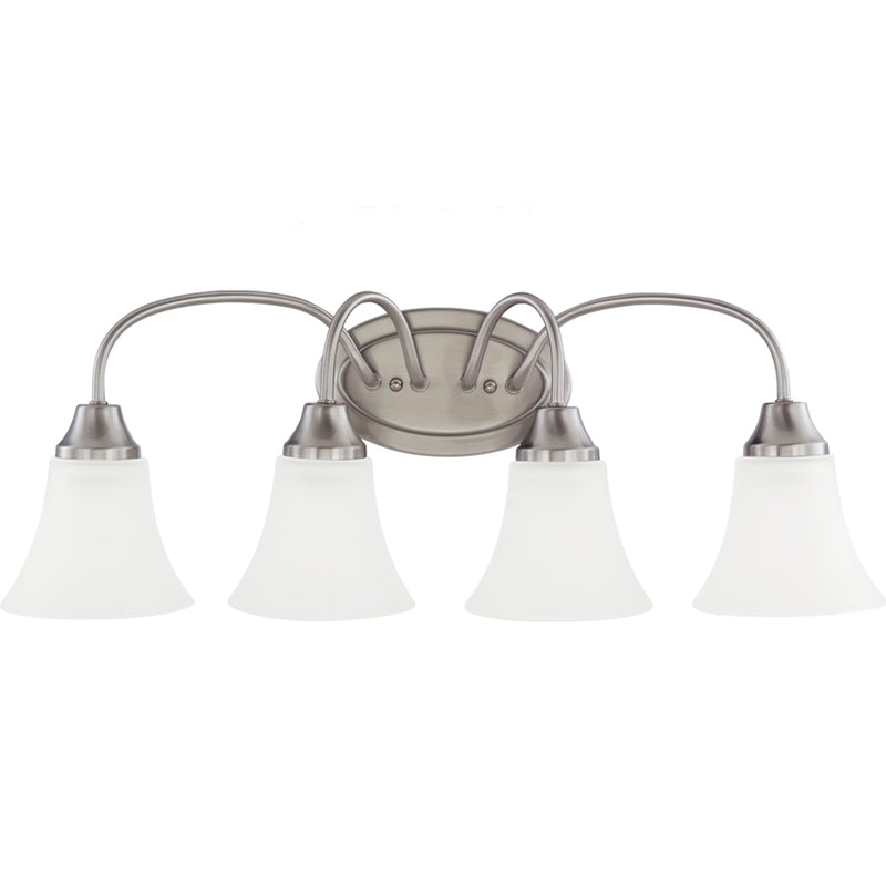 Generation Lighting 44808-962 Four Light Wall / Bath, Brushed Nickel