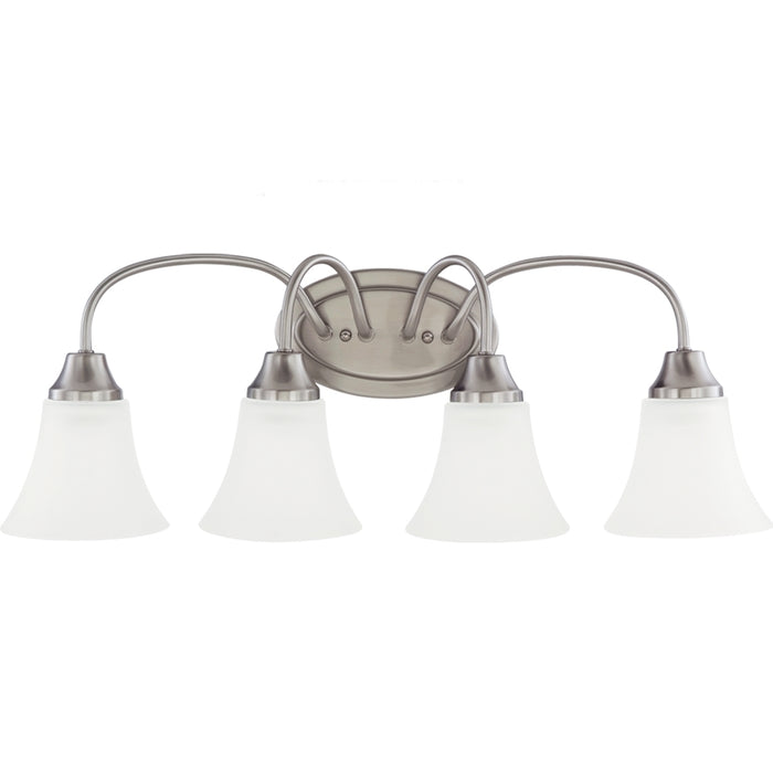 Generation Lighting 44808-962 Four Light Wall / Bath, Brushed Nickel