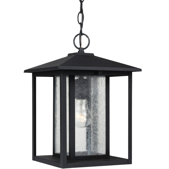 Generation Lighting 62027-12 One Light Outdoor Pendant, Black
