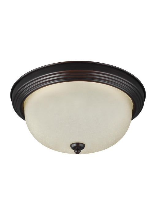 Generation Lighting 77063-710 One Light Flush Mount, Bronze