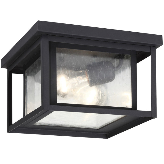 Generation Lighting 78027-12 Two Light Outdoor Flush Mount, Black
