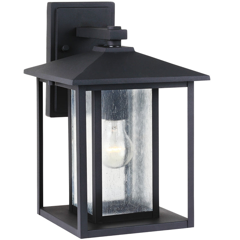 Generation Lighting 88027-12 One Light Outdoor Wall Lantern, Black
