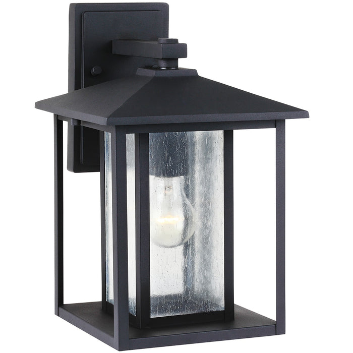 Generation Lighting 88027-12 One Light Outdoor Wall Lantern, Black