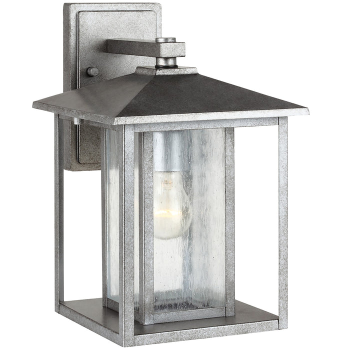 Generation Lighting 88027-57 One Light Outdoor Wall Lantern, Weathered Pewter