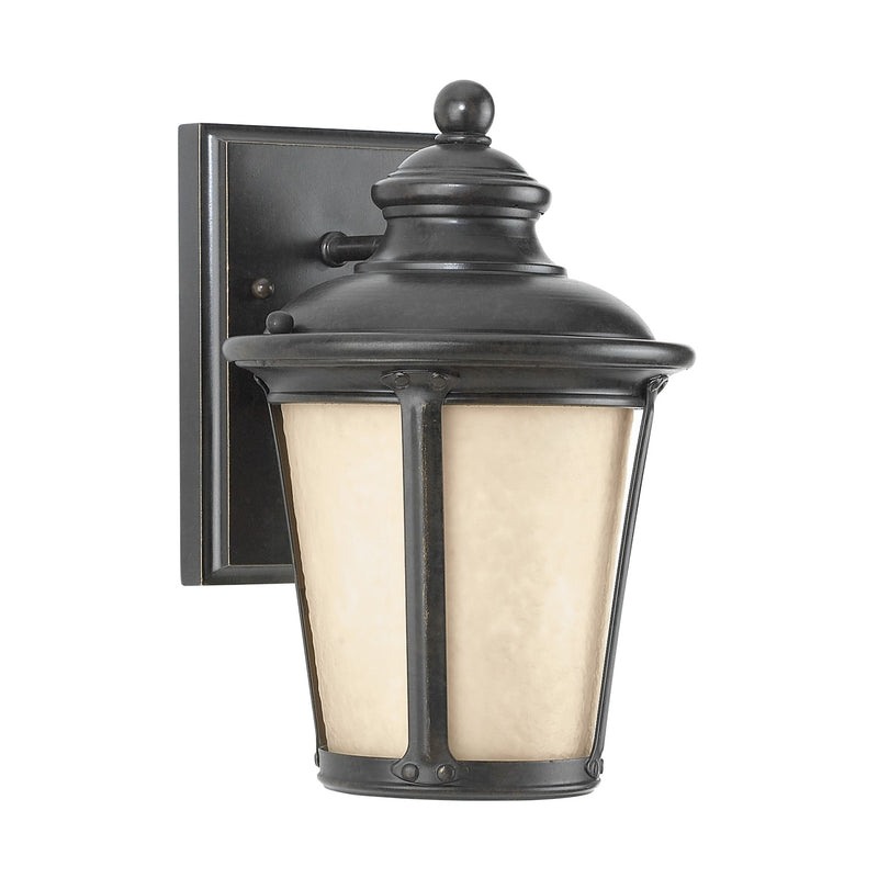 Generation Lighting 88240D-780 One Light Outdoor Wall Lantern, Burled Iron