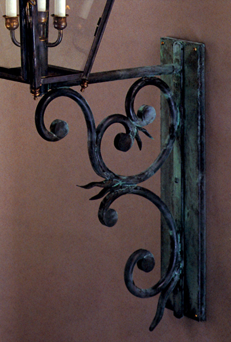 Genie House 02GBRVG Scroll Bracket, Verdi Green