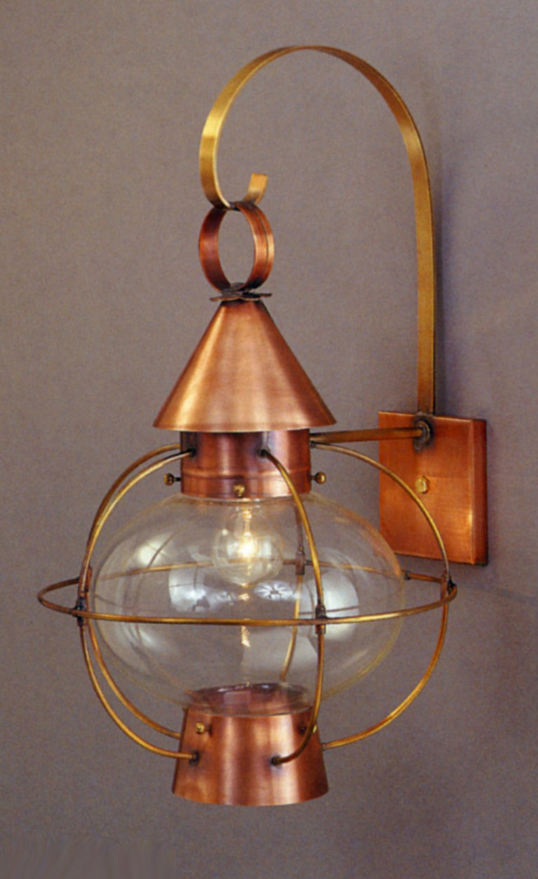 Genie House 14311ACC One Light Wall Mount, Antique Copper