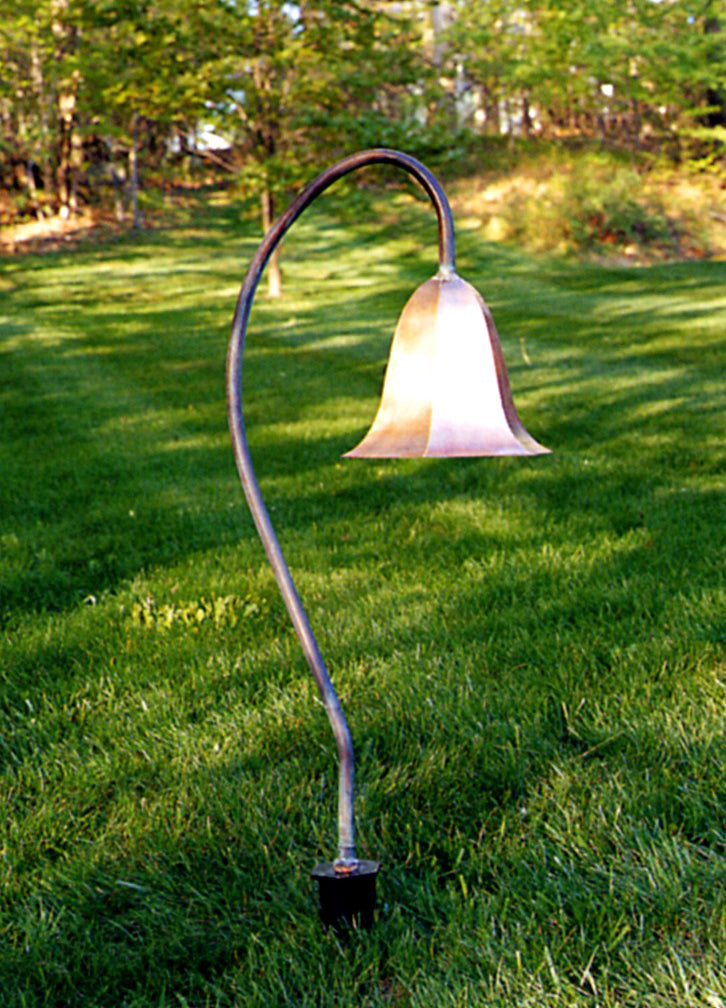 Genie House 15306AC One Light Path Light, Antique Copper