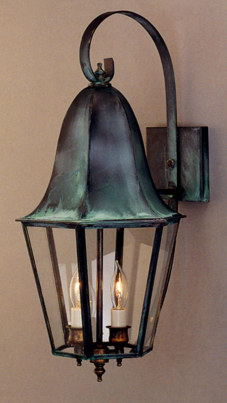 Genie House 15311VGC Two Light Wall Mount, Verdi Green