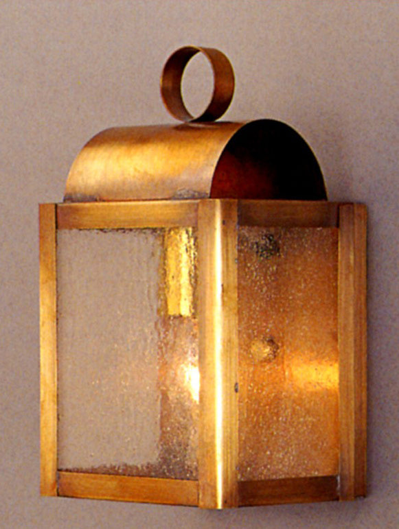 Genie House 31001ABS One Light Wall Mount, Antique Brass
