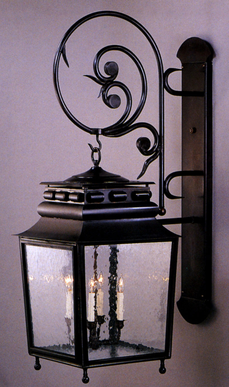 Genie House 32531DCSS Four Light Wall Mount, Dark Copper