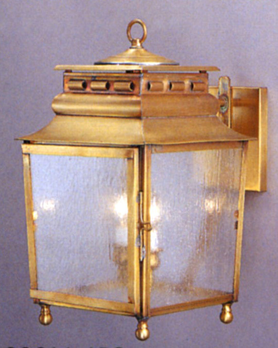 Genie House 32611ABS Two Light Wall Mount, Antique Brass