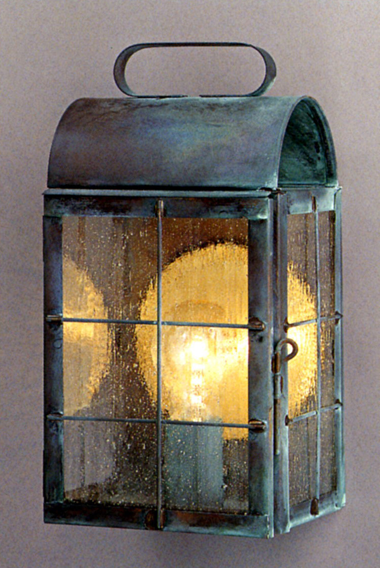 Genie House 39811VGS One Light Wall Mount, Verdi Green