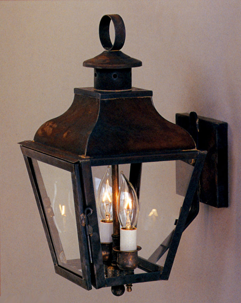 Genie House 45301DBC Two Light Wall Mount, Dark Brass