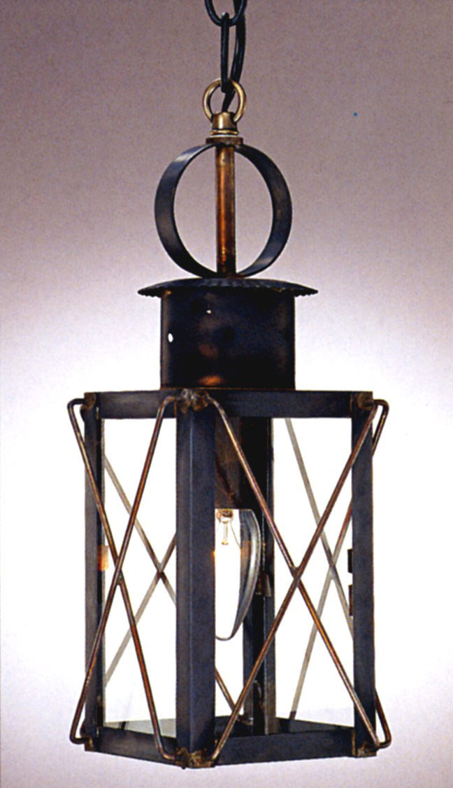 Genie House 50903DCC One Light Pendant, Dark Copper