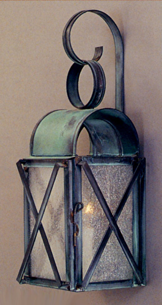 Genie House 57501VGS One Light Wall Mount, Verdi Green