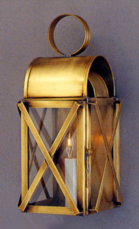 Genie House 57701ABC One Light Wall Mount, Antique Brass