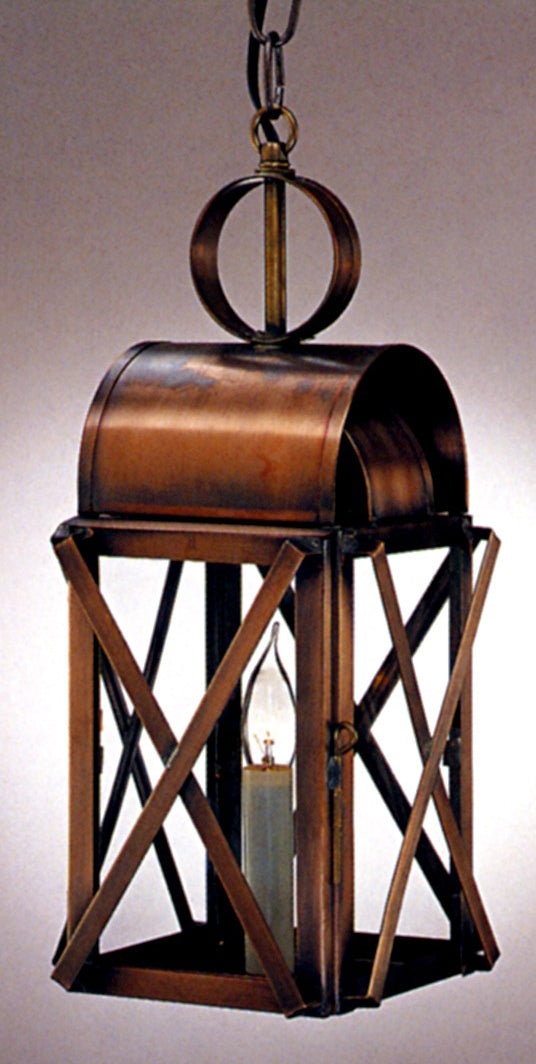 Genie House 57703ACC One Light Pendant, Antique Copper