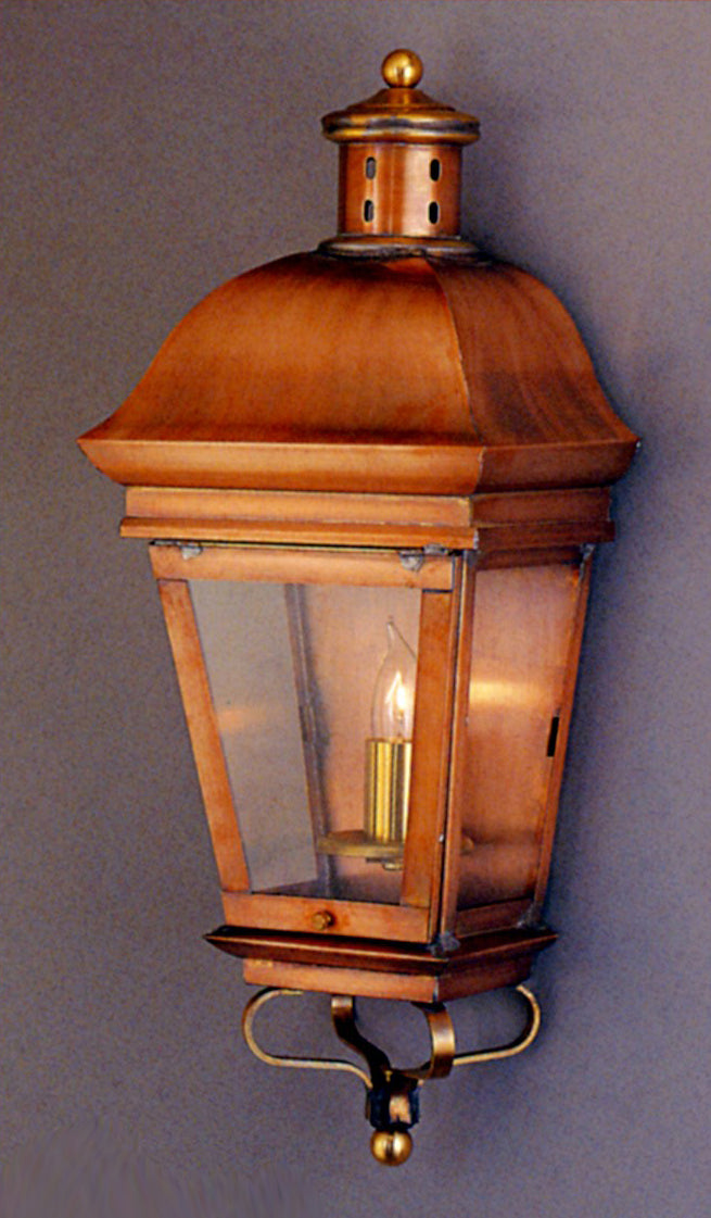 Genie House 89601ACC One Light Wall Mount, Antique Copper