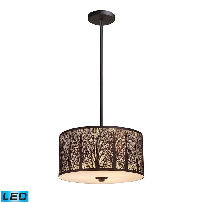 ELK Home 31074/3-LED LED Pendant, Aged Bronze