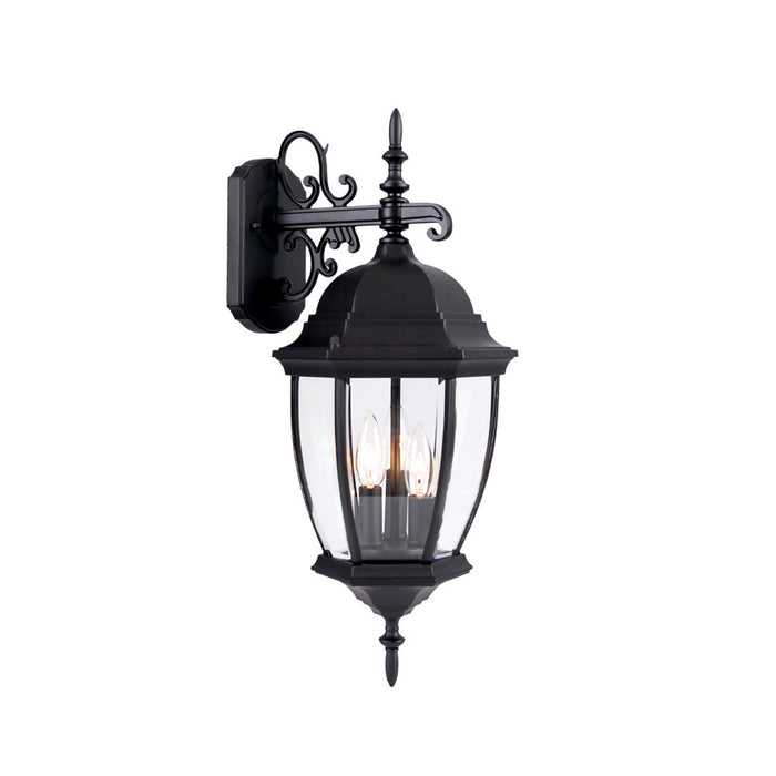 Acclaim Lighting 5012BK Three Light Wall Sconce, Matte Black