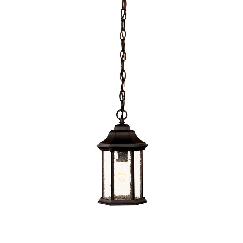 Acclaim Lighting 5185BK/SD One Light Hanging Lantern, Matte Black