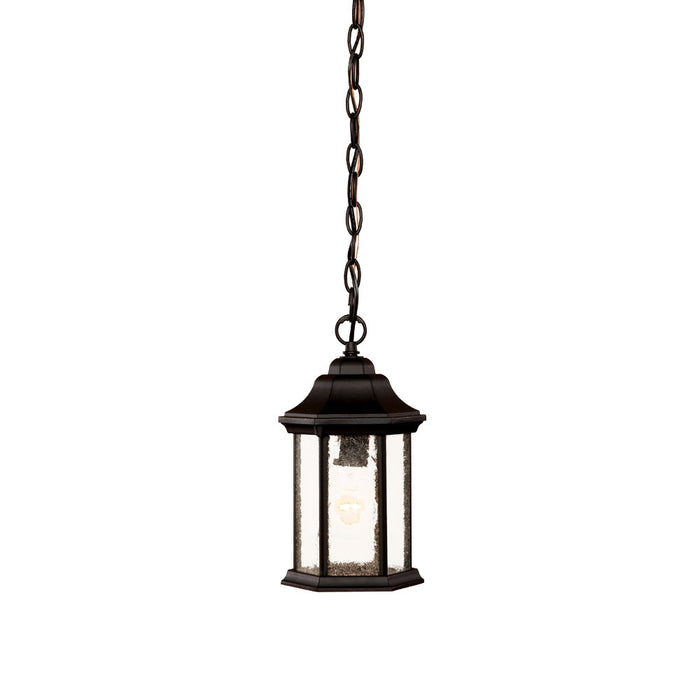 Acclaim Lighting 5185BK/SD One Light Hanging Lantern, Matte Black