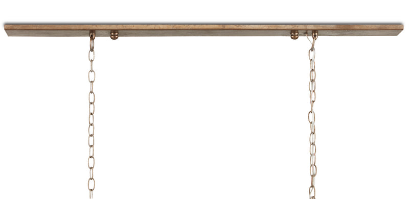 Currey and Company 9915 Five Light Chandelier, Pyrite Bronze