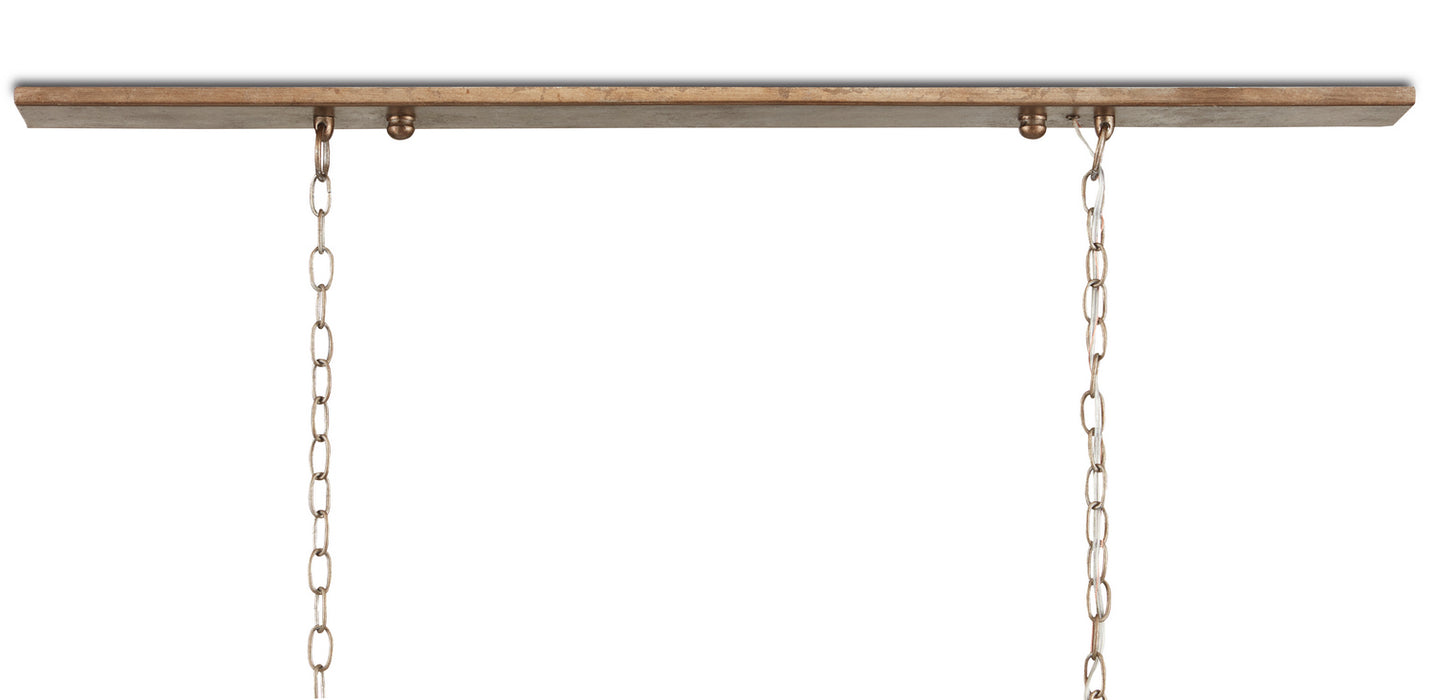 Currey and Company 9915 Five Light Chandelier, Pyrite Bronze