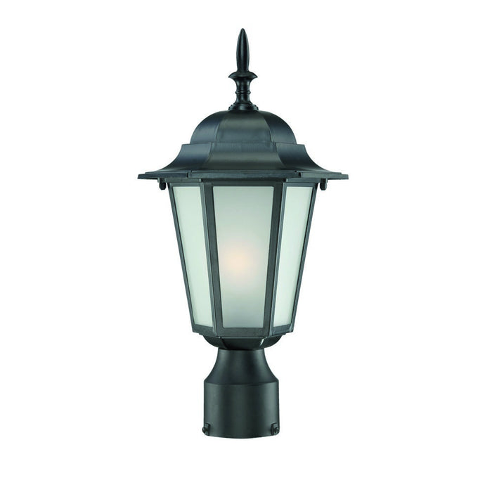 Acclaim Lighting 6117BK/FR One Light Post Mount, Matte Black