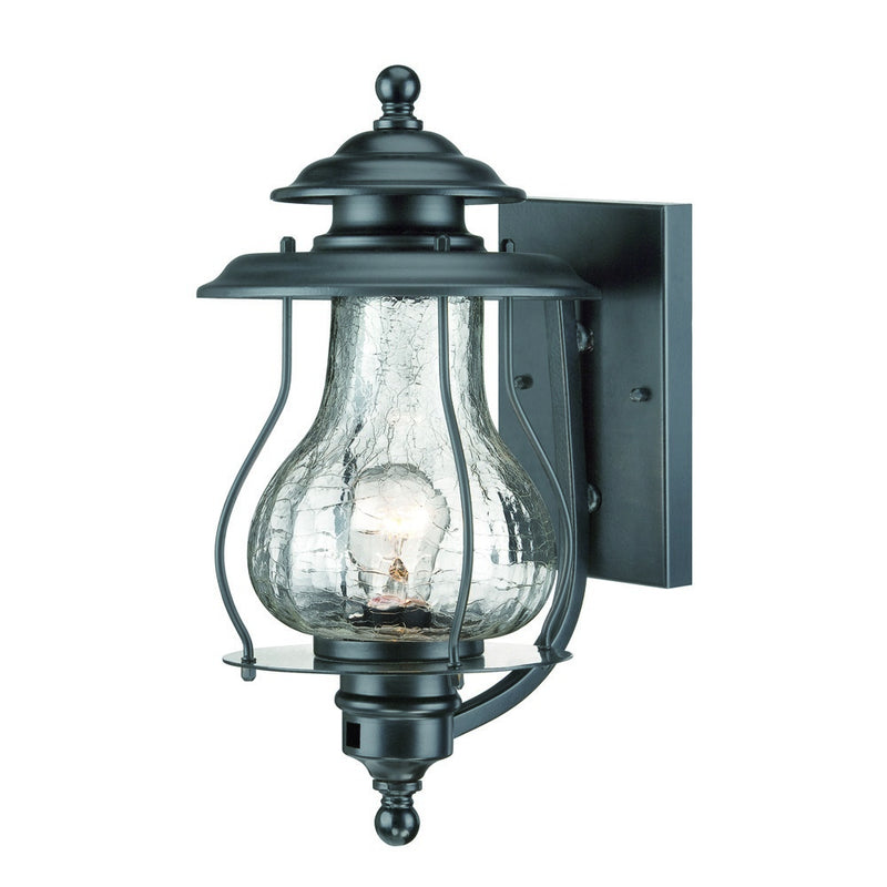 Acclaim Lighting 8201BK One Light Wall Sconce, Matte Black
